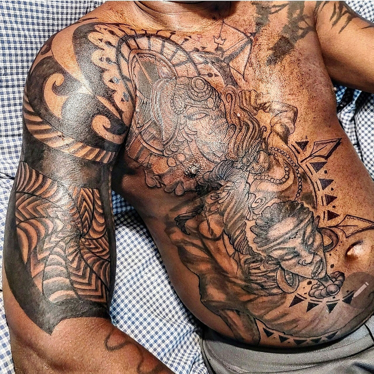Large tattoo by Krayonz