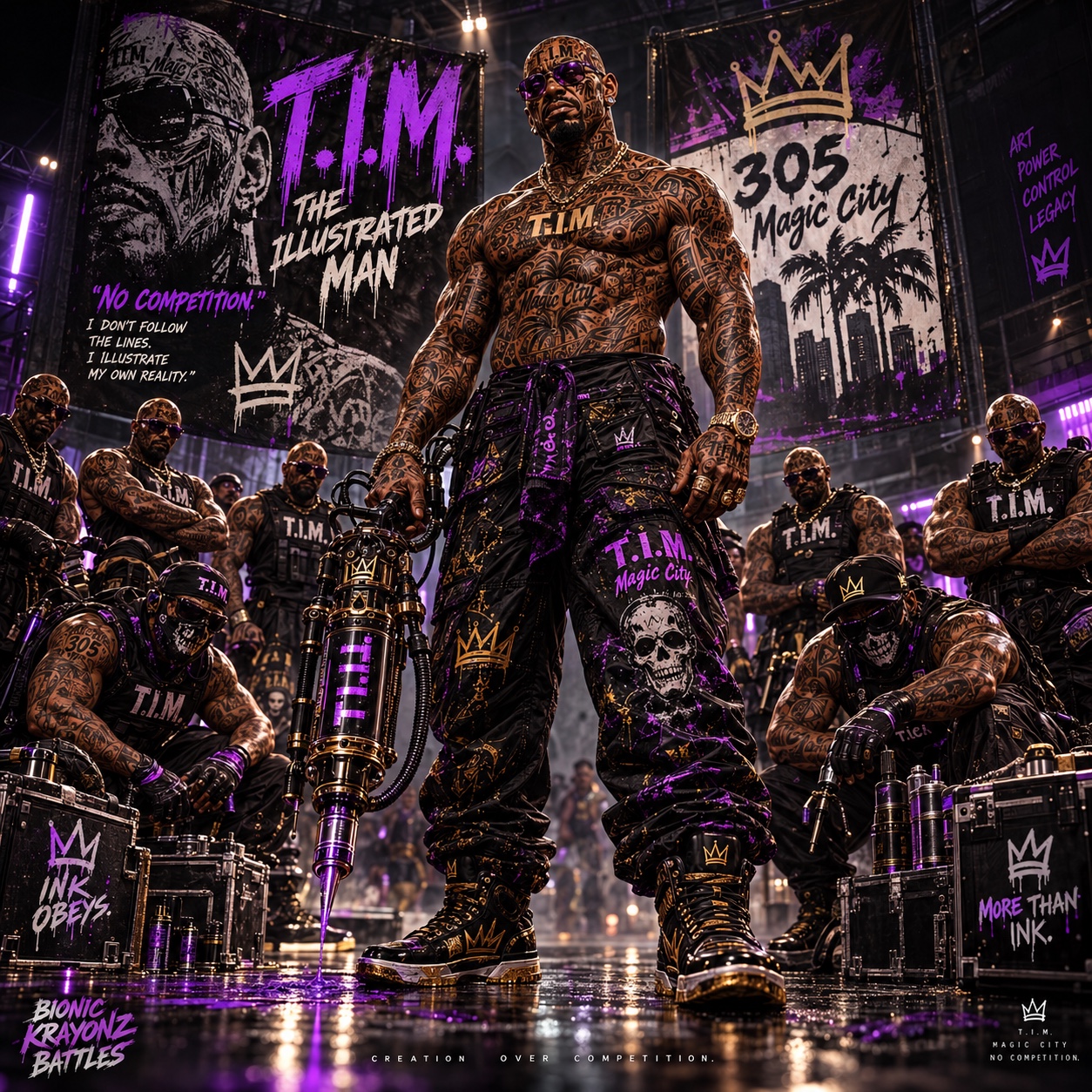 T.I.M. commanding the 3D Model Lab