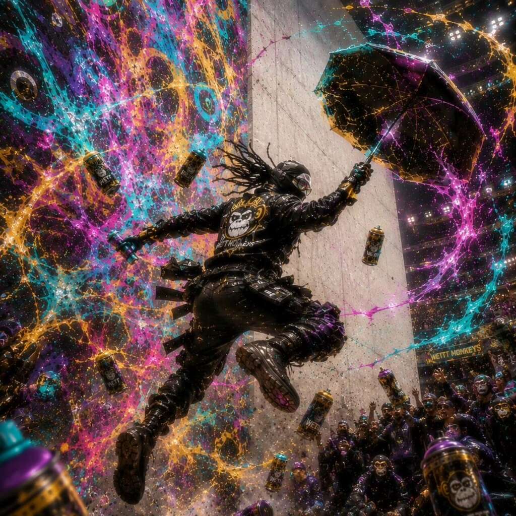 Bionic KRAYONZ abstract exhibition artwork