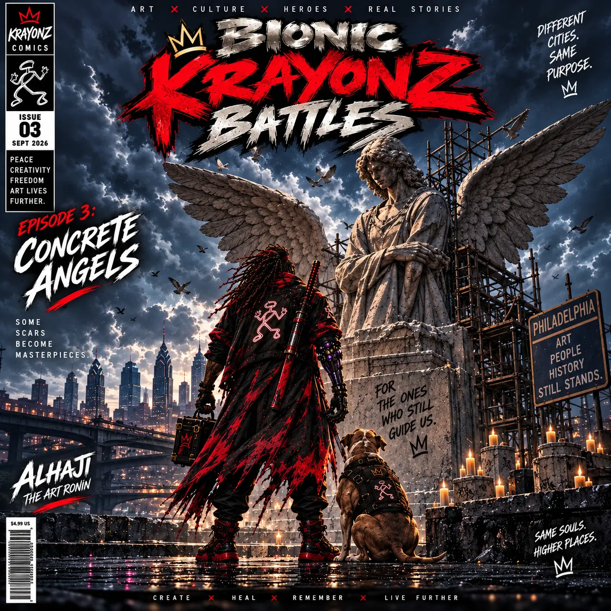 Concrete Angels Bionic KRAYONZ Issue 03 cover