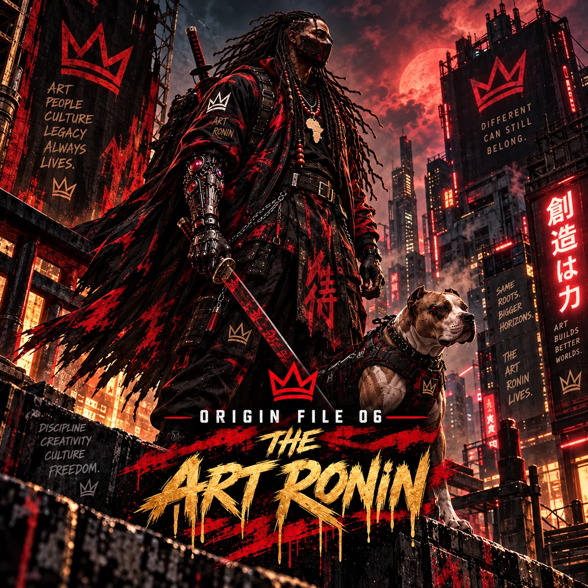 The Art Ronin origin scene